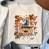 Spooky Spooky Spooky Spooky sublimation design, png for sublimation, Retro Halloween design, Halloween styles