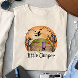 Little Camper sublimation design, png for sublimation, Retro Halloween design, Halloween styles