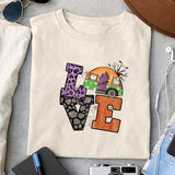 Love Camper sublimation design, png for sublimation, Retro Halloween design, Halloween styles