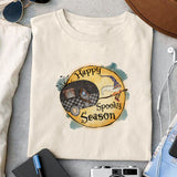 Happy spooky season sublimation design, png for sublimation, Retro Halloween design, Halloween styles