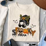 Spooky Mama sublimation design, png for sublimation, Retro Halloween design, Halloween styles