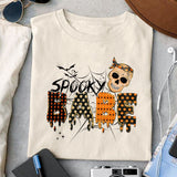 Spooky babe sublimation design, png for sublimation, Retro Halloween design, Halloween styles