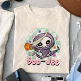 A little boo-jee sublimation design, png for sublimation, Retro Halloween design, Halloween Kid PNG