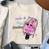 Mostly Sweet Sometimes Savage sublimation design, png for sublimation, Retro Halloween design, Halloween Kid PNG