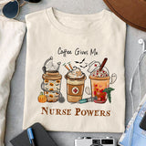 Coffee Gives Me Nurse Powers sublimation