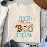 NICU Nurse boo crew sublimation
