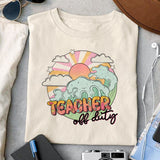 Teacher Off Duty sublimation design, png for sublimation design, summer teacher design, Off-duty sublimation