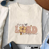 Trust in the Lord with all your heart sublimation design, png for sublimation, Jesus sublimation, Christian png