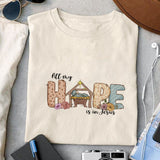 All My Hope is in Jesus sublimation design, png for sublimation, Jesus sublimation, Christian png