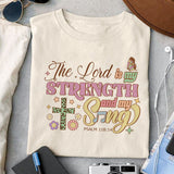 The Lord Is My Strength And My Song Psalm 118 14 sublimation design, png for sublimation, Jesus sublimation, Christian png