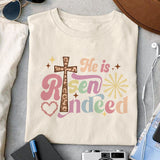 He is risen indeed sublimation design, png for sublimation, Jesus sublimation, Christian png