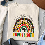 Know your history Juneteenth Sublimation