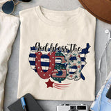 God bless the USA sublimation design, png for sublimation, 4th Of July Png, Independence Day vibes PNG