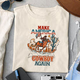 Make America Cowboy again sublimation