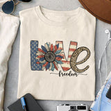 Love Freedom sublimation design, png for sublimation, 4th Of July Png, Independence Day vibes PNG