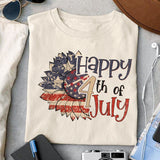 Happy 4th of July sublimation design, png for sublimation, 4th Of July Png, Independence Day vibes PNG