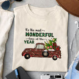 It's the most wonderful time of the year sublimation design, png for sublimation, Christmas PNG, Leopard Christmas PNG