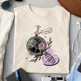 Creepy but cute sublimation design, png for sublimation, Gothic halloween design, Halloween styles