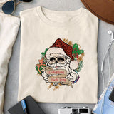 Kinda merry kinda scary sublimation design, png for sublimation, Christmas PNG, Leopard Christmas PNG