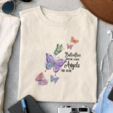 Butterflies appear when angels are near sublimation design, png for sublimation, memorial PNG