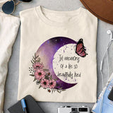 In memory of a life so beautifully lived sublimation design, png for sublimation, memorial PNG