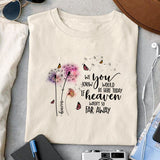 We know you'd be with us today if heaven wasn't so far away sublimation design, png for sublimation, memorial PNG