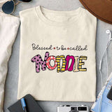 Blessed to be called Nonnie sublimation design, png for sublimation, floral grandma sublimation, mother's day png
