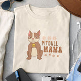 Pitbull mama sublimation design, png for sublimation design, png for sublimation, dog mom sublimation, mother's day png