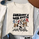Somebodys loud mouth soccer mom sublimation design, png for sublimation