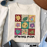 Sewing mom sublimation design, png for sublimation, sewing mom sublimation, mother's day png
