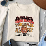 Somebody's loud mouth football aunt sublimation design, png for sublimation