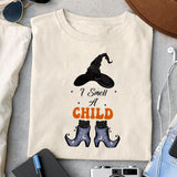 I Smell A Child sublimation design, png for sublimation, Halloween characters sublimation, Pregnancy witch design