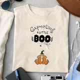 Expecting A Little BOO sublimation design, png for sublimation, Halloween characters sublimation, Pregnancy witch design
