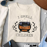 I smell children sublimation design, png for sublimation, Halloween characters sublimation, Pregnancy witch design