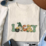 Lucky sublimation design, png for sublimation, Patrick's day PNG, Holiday PNG, Ireland's Independence day PNG