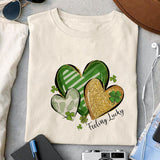 Feeling Lucky sublimation design, png for sublimation, Patrick's day PNG, Holiday PNG, Ireland's Independence day PNG