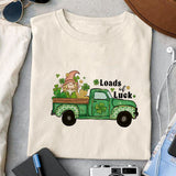 Loads of luck sublimation design, png for sublimation, Patrick's day PNG, Holiday PNG