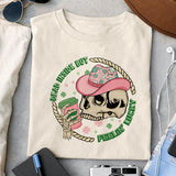 Dead inside but feelin' lucky sublimation design, png for sublimation, Patrick's day PNG, Holiday PNG