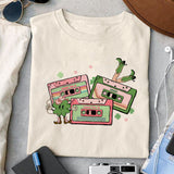 Lucky cassette tapes sublimation design, png for sublimation, Patrick's day PNG, Holiday PNG