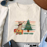 Merry what sublimation design, png for sublimation, Christmas PNG,  Christmas Cat PNG