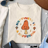 Happiness is a happening Sublimation design, png for sublimation, Retro design, Inspiration quotes png