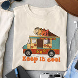 Keep it cool Sublimation design, png for sublimation, Retro design, Inspiration quotes png
