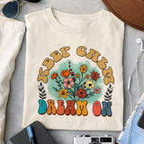 Keep Calm Dream On Sublimation design, png for sublimation, Retro design, Inspiration quotes png
