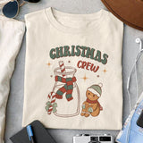 Christmas crew sublimation design, png for sublimation, Christmas PNG, Retro GingerBread PNG