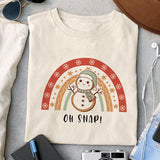 Oh snap! sublimation design, png for sublimation, Christmas PNG, Retro GingerBread PNG