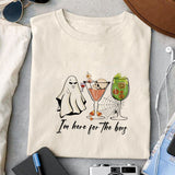 Im here for the boos sublimation design, png for sublimation, Boo halloween design, Halloween styles, Retro halloween design