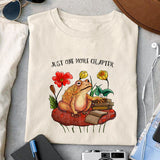 Just one more chapter sublimation design, png for sublimation, Retro design, Inspiration quotes png