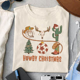 Howdy christmas sublimation design, png for sublimation, Christmas PNG, Western christmas PNG