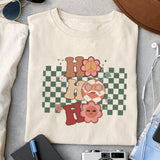 Ho Ho Ho sublimation design, png for sublimation, Hippe Christmas PNG, retro vibes PNG