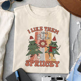 I Like Them Real Thick Sprucey sublimation design, png for sublimation, Hippe Christmas PNG, retro vibes PNG